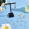8 Pairs Brass Earring Hooks KK-BBC0027-65G-4