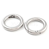 Non-Tarnish 304 Stainless Steel Spring Gate Rings LS-STAS-Q032-1B-1