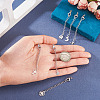 6Pcs 304 Stainless Steel Ends Chains FIND-TA0010-79-5