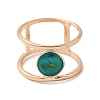 Alloy with Turquoise Round Finger Ring for Women FS-WGC40FF-05-2