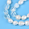 Opalite Nuggets & Cultured Freshwater Pearl Beads Strands PEAR-N023-01A-18-4
