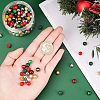 Christmas Theme Glass Beads Sets ACRP-NB0001-02-5