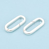 Brass Spring Gate Rings KK-WH20009-01S-2