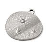 Tarnish Resistant 304 Stainless Steel Pendant Rhinestone Settings STAS-C079-17P-2