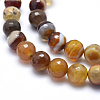 Natural Striped Agate/Banded Agate Beads G-J371-02-12mm-3