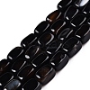 Natural Black Agate(Dyed & Heated) Beads Strands G-T138-110-4