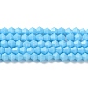 Opaque Solid Color Imitation Jade Glass Beads Strands EGLA-A039-P4mm-D12-1