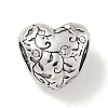 304 Stainless Steel Rhinestone European Beads STAS-U005-07P-1