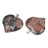 Natural Glaucophane Pendants GG-K002-04I-2