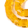 Transparent Glass Beads Strands GLAA-R041-8x8mm-A02-3