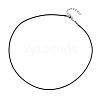 Waxed Cotton Cord Necklace Making X-MAK-S034-005-2