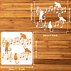 PET Hollow Out Drawing Painting Stencils DIY-WH0391-0730-2