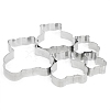 5Pcs Stainless Steel Cookie Cutters PW-WGFF0D1-01-3