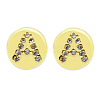 Brass Micro Pave Clear Cubic Zirconia Beads KK-T030-LA843-AX3-1