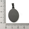 304 Stainless Steel Pendants STAS-C102-09C-EB-3