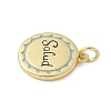 Brass Enamel Pendants KK-P293-09G-01-2