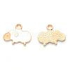 Alloy Enamel Pendants ENAM-R059-08A-RS-2