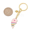 2Pcs Alloy Enamel Charm Keychains KEYC-JKC01089-3