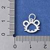 925 Sterling Silver Chinese Zodiac Outline Charms STER-P066-02S-01-3