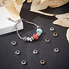 UNICRAFTALE 2 Colors 20Pcs 304 Stainless Steel Beads FIND-UN0018-32-3