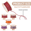5 Rolls 5 Colors 20M 18-Ply Cotton Twisted Cord OCOR-TA0003-64B-4