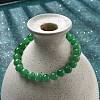 Natural Malaysia Jade Bead Stretch Bracelets X-BJEW-K212-B-013-4