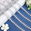 Polyester Lace Ribbon OCOR-WH0078-112B-4