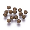 Tibetan Style Alloy Beehive Beads PALLOY-6662-AB-NR-1