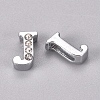 Alloy Slide Charms LS-PALLOY-WH0066-21J-1