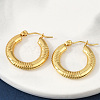 304 Stainless Steel Hoop Earrings for Women EJEW-U046-03G-3