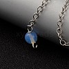 Opalite Sphere Dowsing Pendulums X-BJEW-E292-A11-3