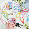 CRASPIRE 30Pcs 6 Colors PVC Sequin Rope Pendant Decorations FIND-CP0001-74-3