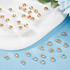Beebeecraft Brass Crimp Beads Covers KK-BBC0003-61-5