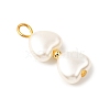 ABS Plastic Imitation Pearl Pendants PALLOY-JF04683-01-4