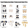 48Pcs 8 Styles Alloy Enamel Charms ENAM-SC0004-31-2