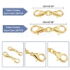 160Pcs 2 Style Zinc Alloy/Stainless Steel Lobster Claw Clasps FIND-PH0004-16-3