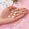 24Pcs 12 Style Spray Painted Alloy Pendants FIND-TA0002-55-6