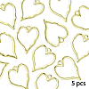 5Pcs Zinc Alloy Pendants FIND-YW0010-03G-1