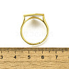 Brass Enamel Adjustable Rings for Women RJEW-S399-15G-5