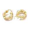 Brass Hoop Earrings EJEW-H104-23G-3