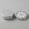 Aluminium Shallow Round Candle Tins AJEW-WH0312-58E-3