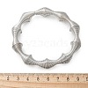 304 Stainless Steel Stretch Bangles for Women BJEW-P315-02C-P-5