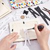 Fingerinspire 40 Sets 4 Style Plastic Photo Frame Bracket ODIS-FG0001-42-3