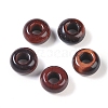 Dyed & Heated Natural Red Tiger Eye European Beads G-G740-14x8mm-39-1