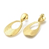 Ion Plating(IP) 304 Stainless Steel Teardrop Stud Earrings for Women EJEW-S227-53G-2