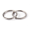 Tarnish Resistant 304 Stainless Steel Split Key Rings STAS-G130-41P-2