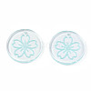 Transparent Resin Pendants RESI-N030-004B-2