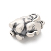 Fine Silver Vintage Elephant Charms STER-D300-06AS-2