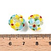 Handmade Two-Tone Lampwork Beads LAMP-T022-01A-08-3