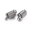 Non-Tarnish 201 Stainless Steel European Beads STAS-N096-001-3